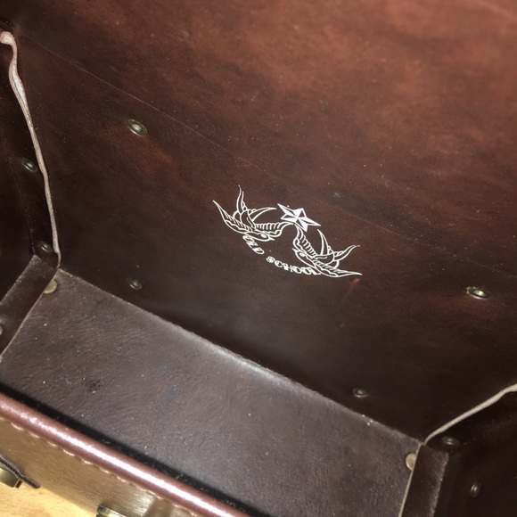 Vintage Style Brown Boxy Handbag - Picture 4 of 7